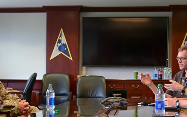 USSPACECOM Leadership Visit Patrick Space Force Base Prior to NASA's Artemis I Launch