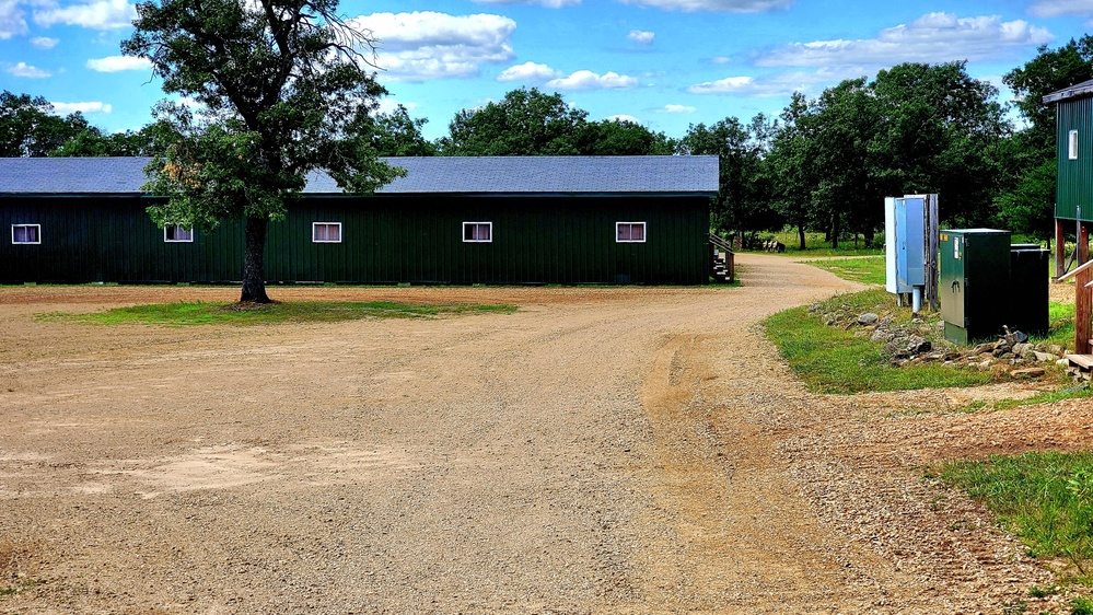 Troop project work at Fort McCoy's Tactical Training Base Courage