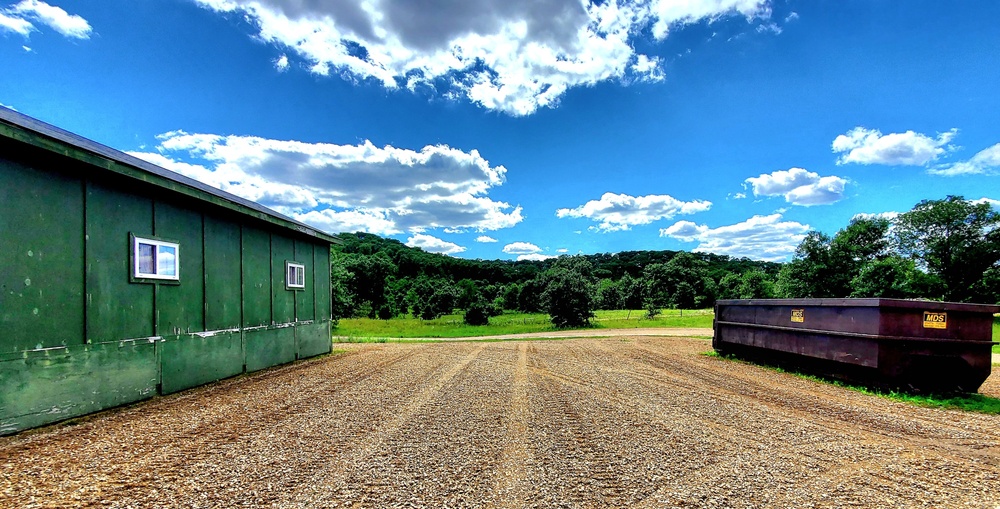 Troop project work at Fort McCoy's Tactical Training Base Courage