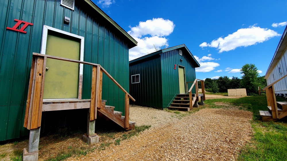 Troop project work at Fort McCoy's Tactical Training Base Courage