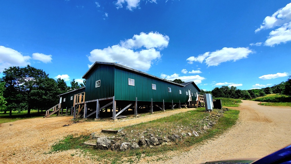 Troop project work at Fort McCoy's Tactical Training Base Courage