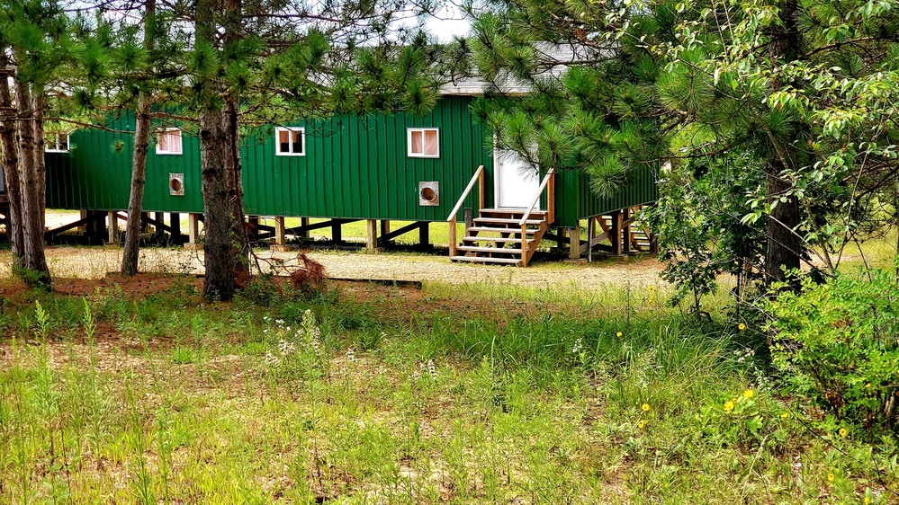 Troop project work at Fort McCoy's Tactical Training Base Courage