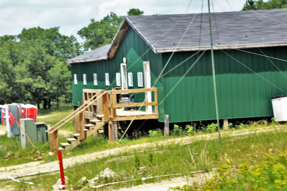 Troop project work at Fort McCoy's Tactical Training Base Courage