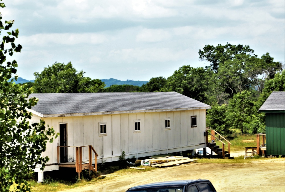 Troop project work at Fort McCoy's Tactical Training Base Courage