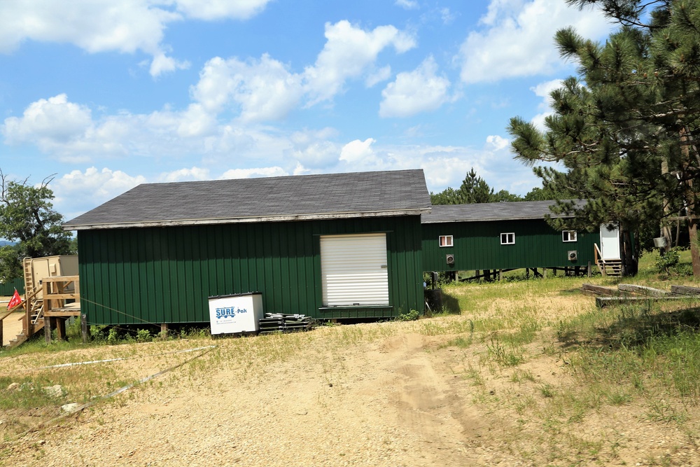 Troop project work at Fort McCoy's Tactical Training Base Courage