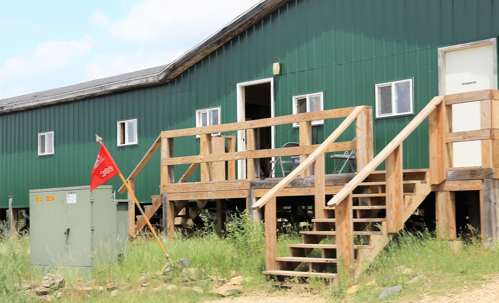 Troop project work at Fort McCoy's Tactical Training Base Courage