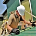 Troop project work at Fort McCoy's Tactical Training Base Courage