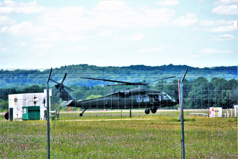 UH-60V Black Hawk testing held by 106th Aviation Regiment at Fort McCoy