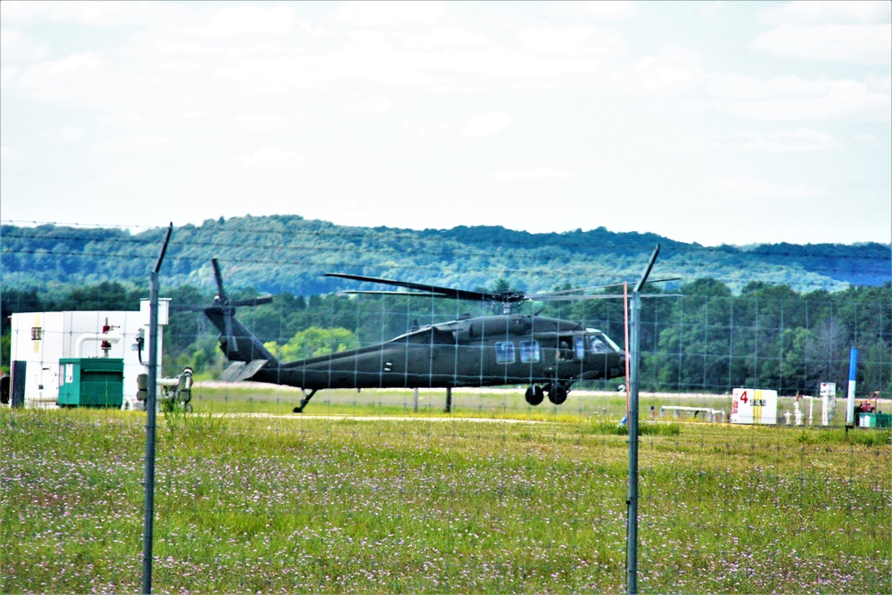 UH-60V Black Hawk testing held by 106th Aviation Regiment at Fort McCoy