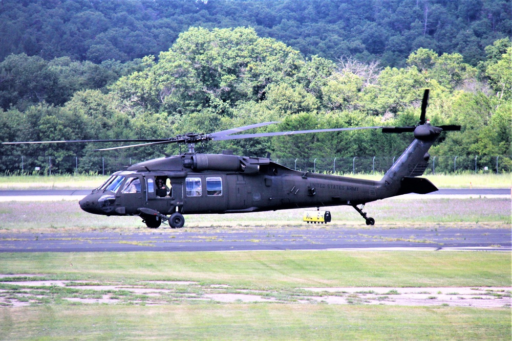 UH-60V Black Hawk testing held by 106th Aviation Regiment at Fort McCoy