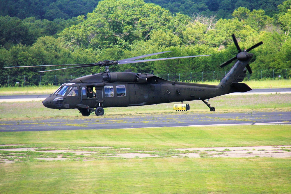 UH-60V Black Hawk testing held by 106th Aviation Regiment at Fort McCoy