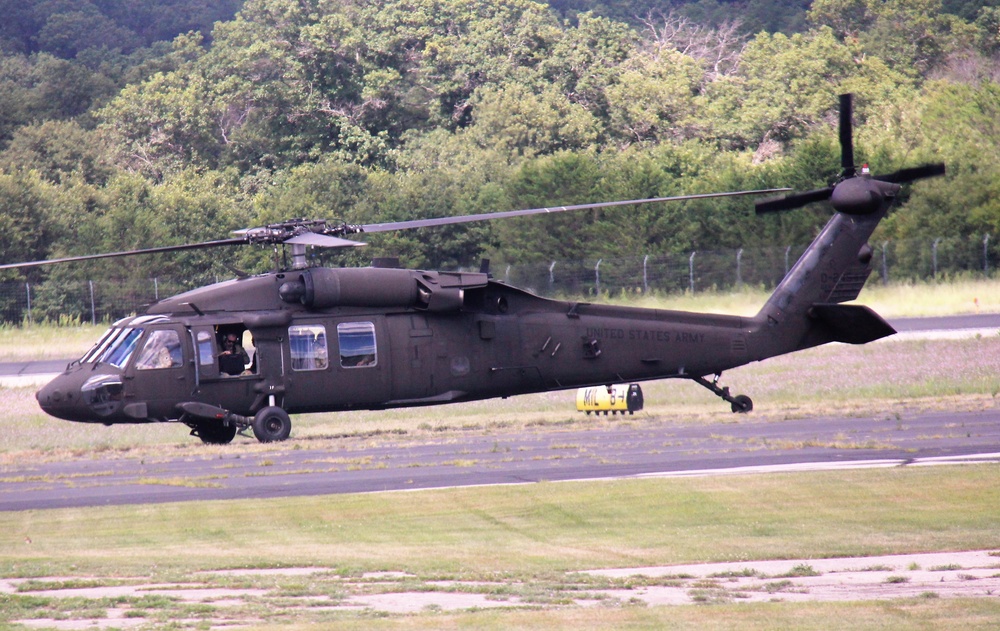 UH-60V Black Hawk testing held by 106th Aviation Regiment at Fort McCoy