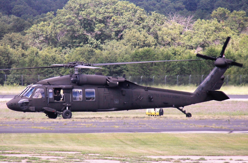 UH-60V Black Hawk testing held by 106th Aviation Regiment at Fort McCoy