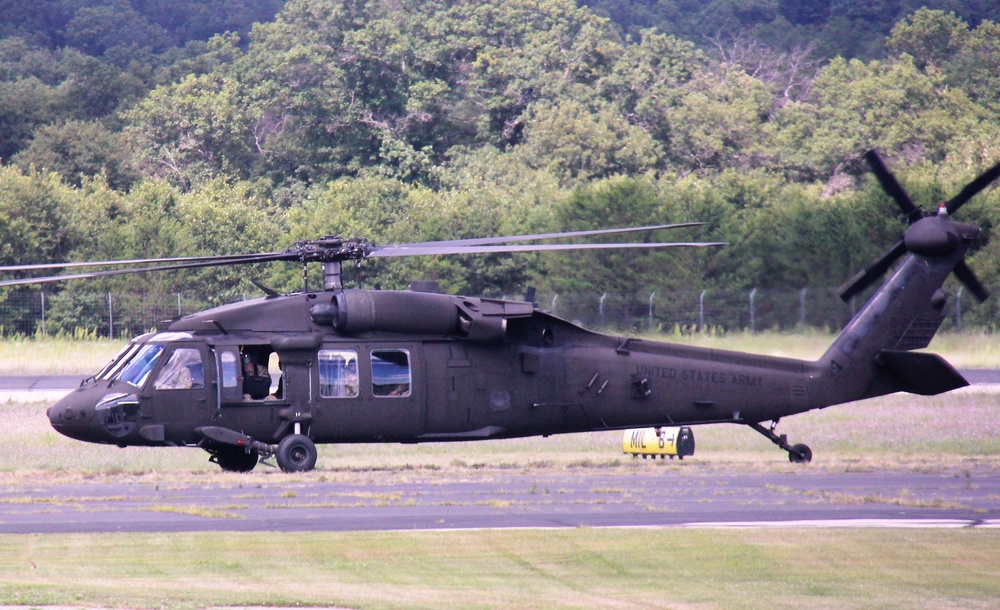 UH-60V Black Hawk testing held by 106th Aviation Regiment at Fort McCoy