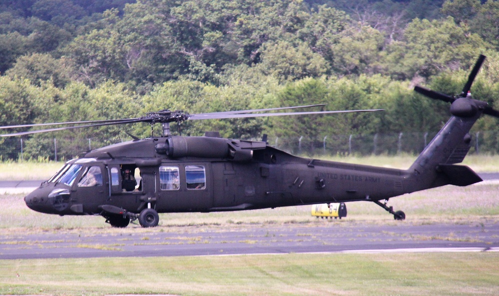 UH-60V Black Hawk testing held by 106th Aviation Regiment at Fort McCoy