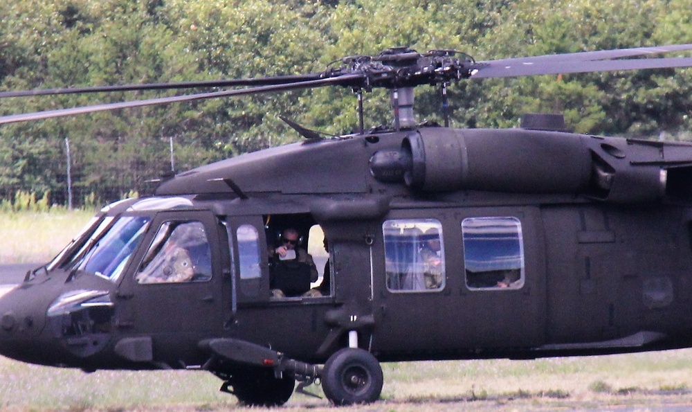 UH-60V Black Hawk testing held by 106th Aviation Regiment at Fort McCoy