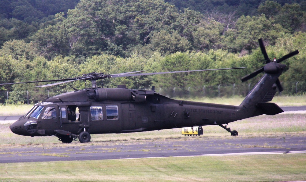 UH-60V Black Hawk testing held by 106th Aviation Regiment at Fort McCoy