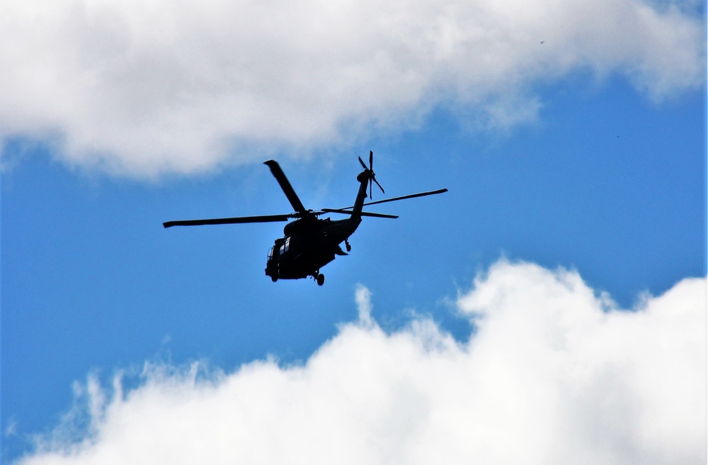 UH-60V Black Hawk testing held by 106th Aviation Regiment at Fort McCoy