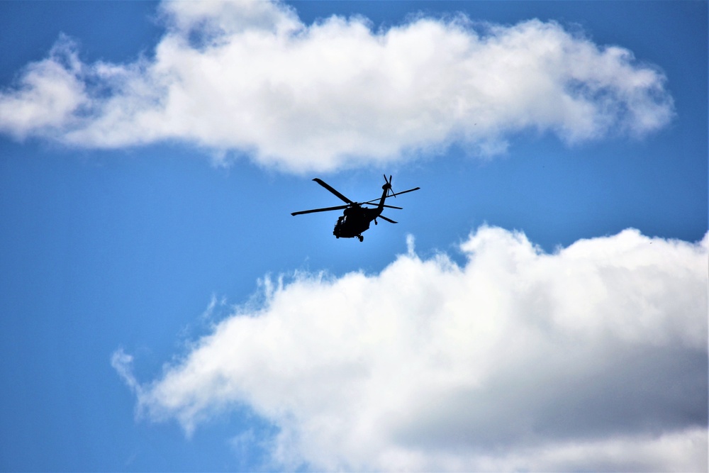 UH-60V Black Hawk testing held by 106th Aviation Regiment at Fort McCoy