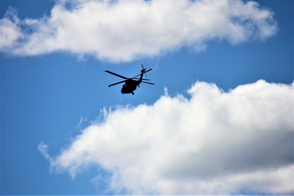 UH-60V Black Hawk testing held by 106th Aviation Regiment at Fort McCoy