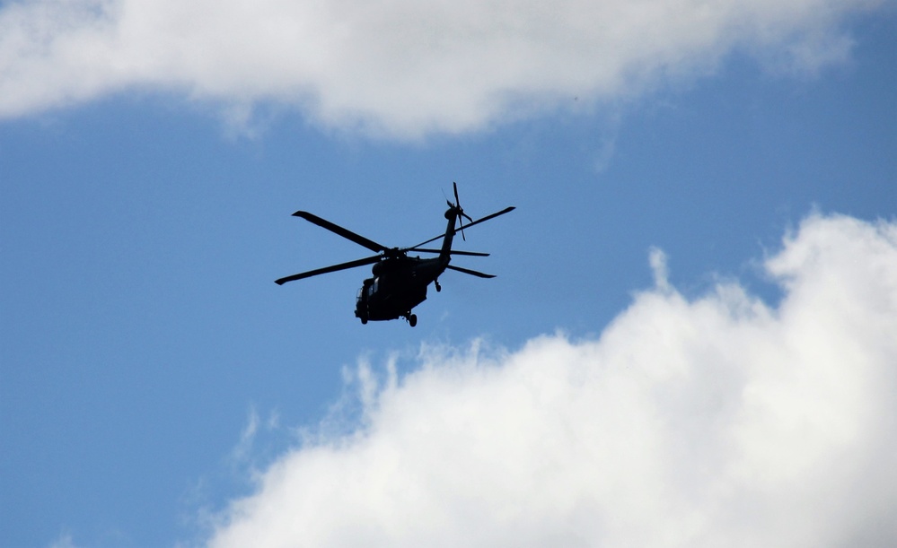 UH-60V Black Hawk testing held by 106th Aviation Regiment at Fort McCoy