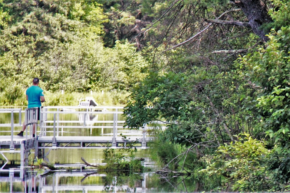 Fishing at Fort McCoy