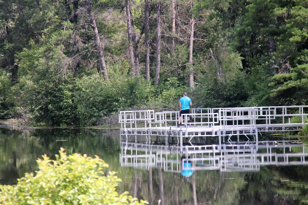 Fishing at Fort McCoy