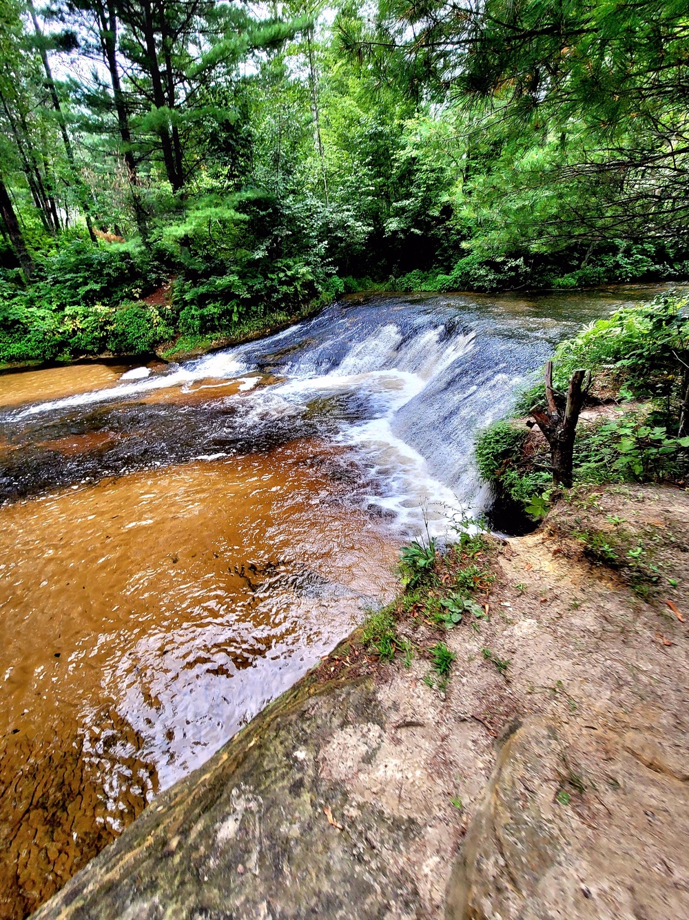 Trout Falls at Fort McCoy's Pine View Recreation Area