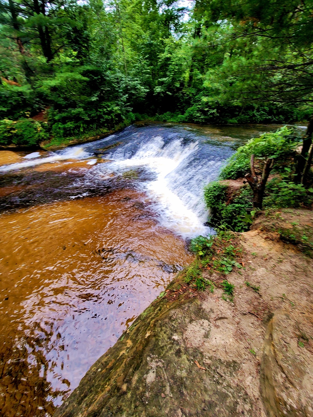 Trout Falls at Fort McCoy's Pine View Recreation Area