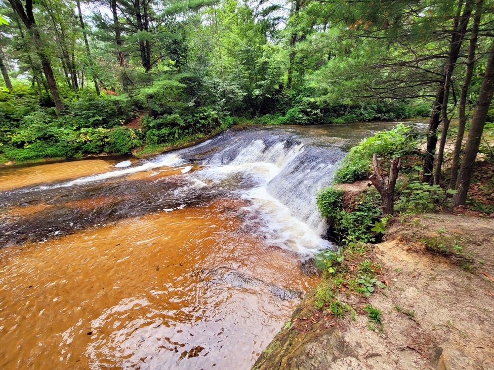 Trout Falls at Fort McCoy's Pine View Recreation Area