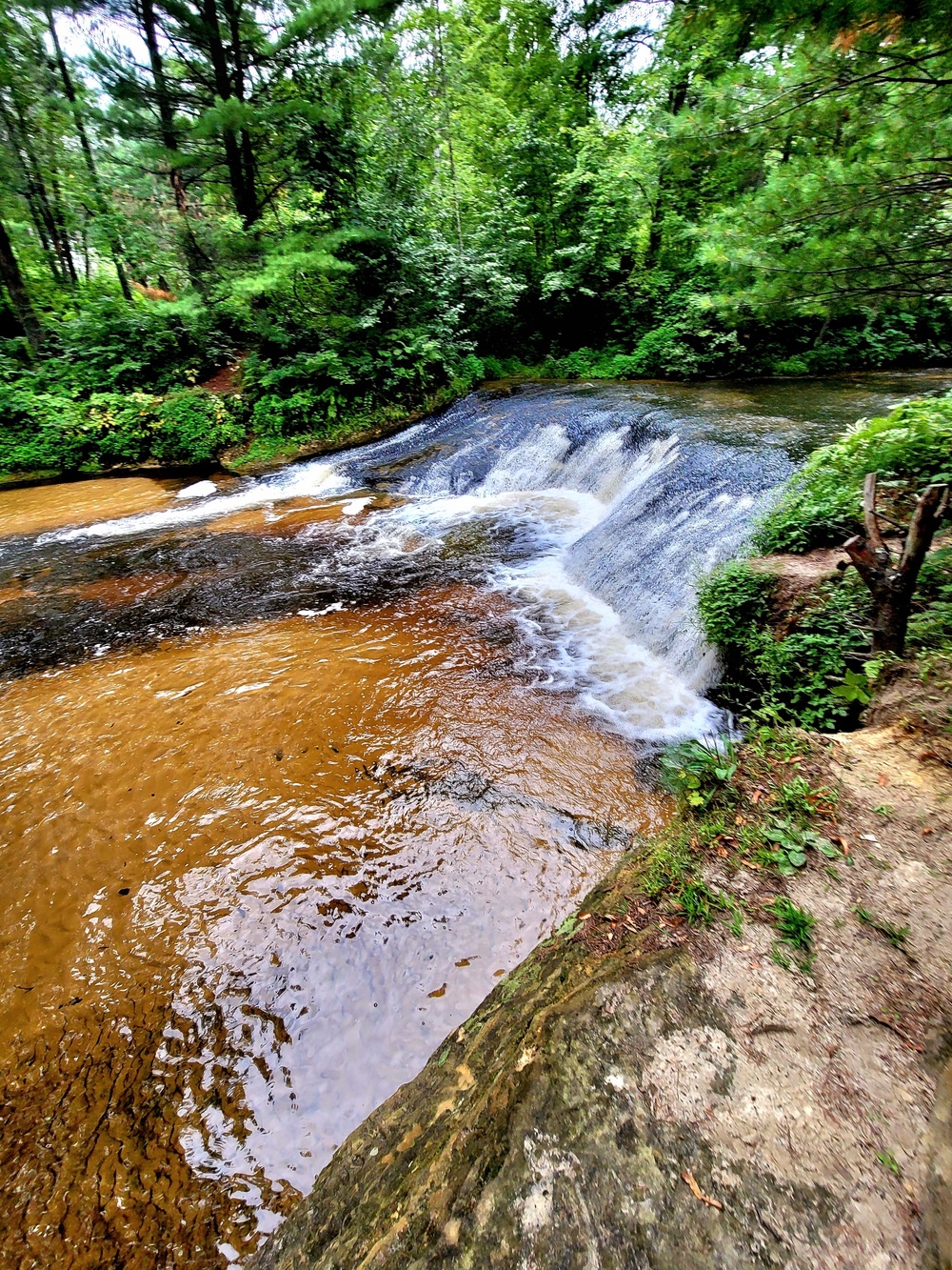 Trout Falls at Fort McCoy's Pine View Recreation Area