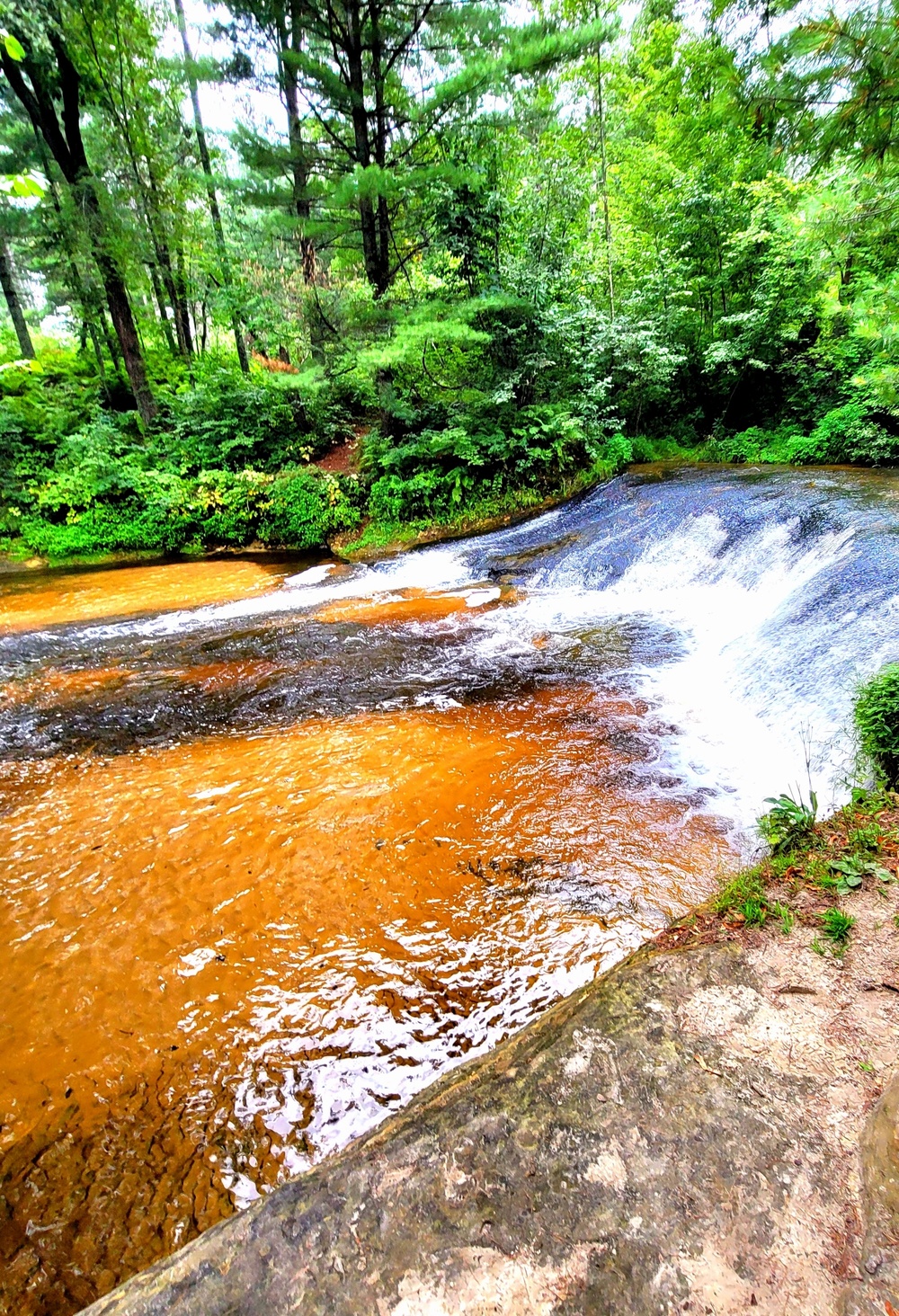 Trout Falls at Fort McCoy's Pine View Recreation Area