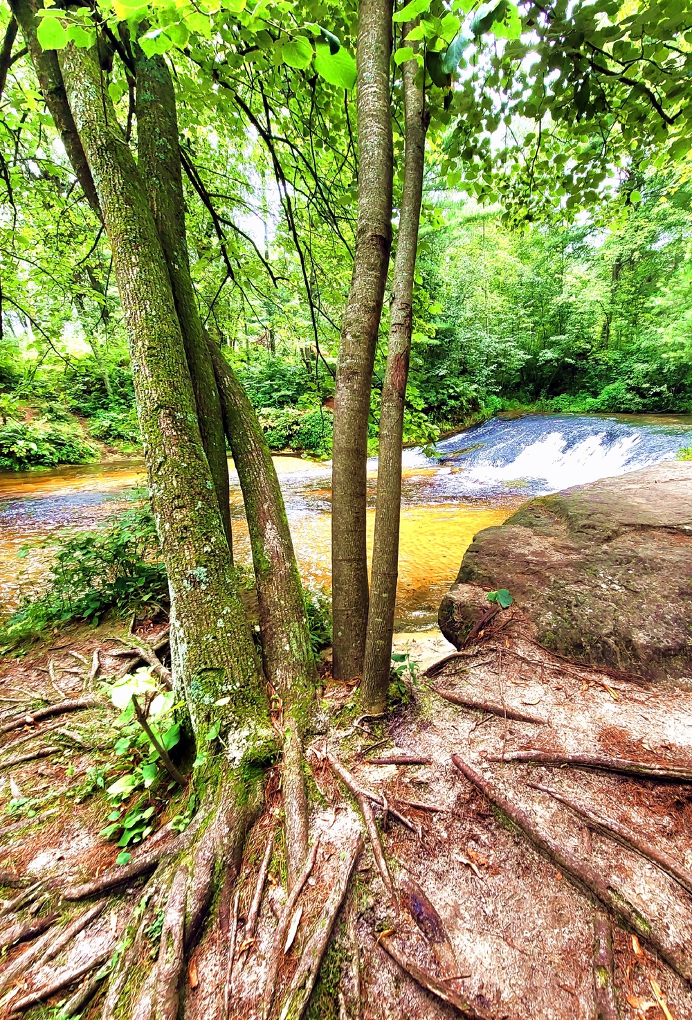 Trout Falls at Fort McCoy's Pine View Recreation Area