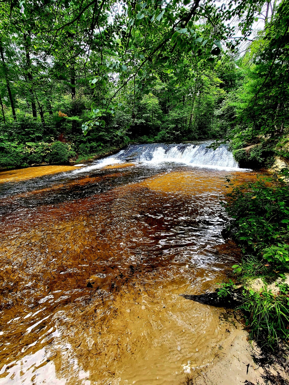 Trout Falls at Fort McCoy's Pine View Recreation Area