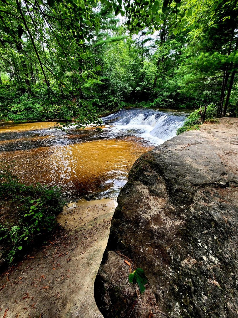 Trout Falls at Fort McCoy's Pine View Recreation Area