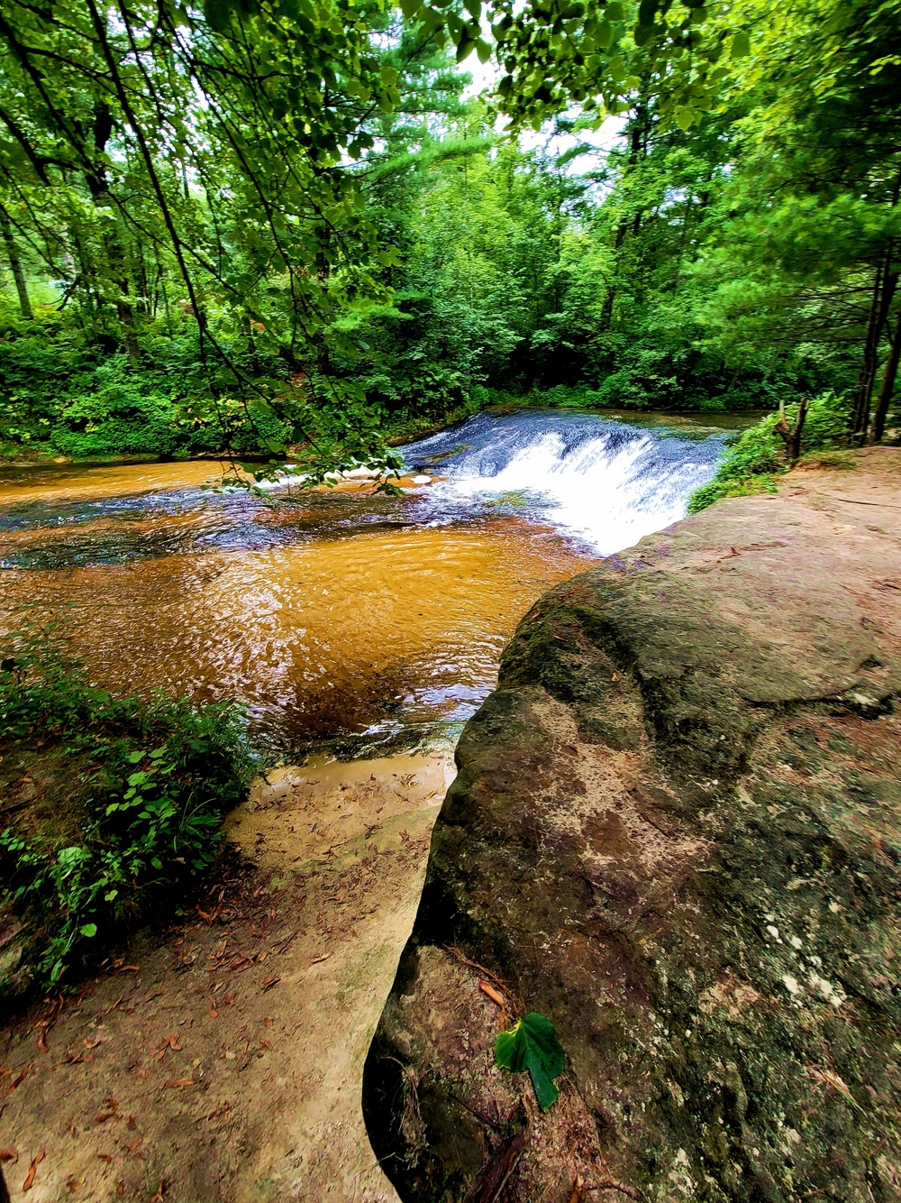 Trout Falls at Fort McCoy's Pine View Recreation Area