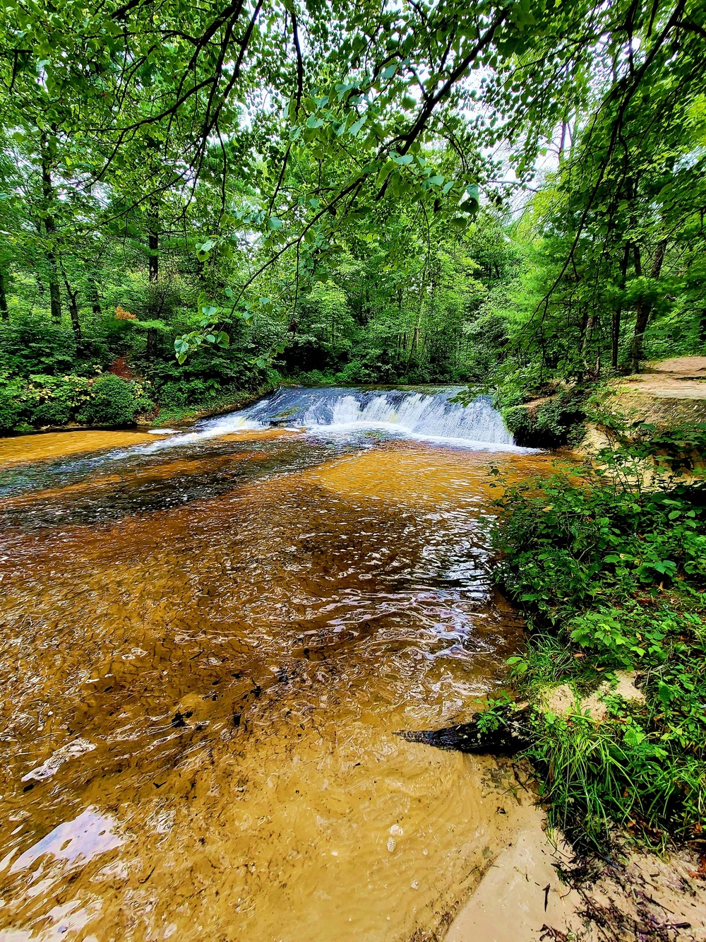 Trout Falls at Fort McCoy's Pine View Recreation Area