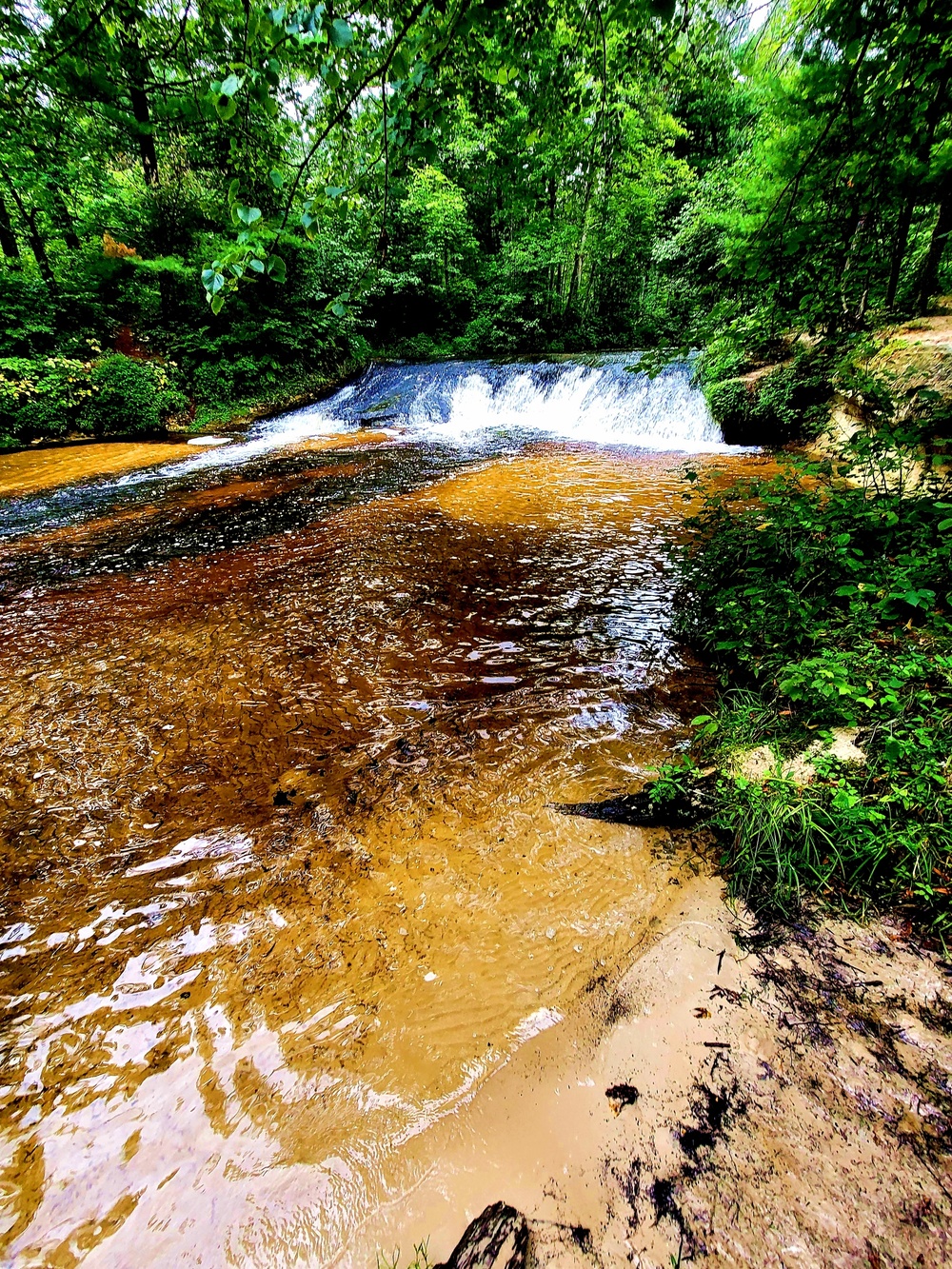 Trout Falls at Fort McCoy's Pine View Recreation Area