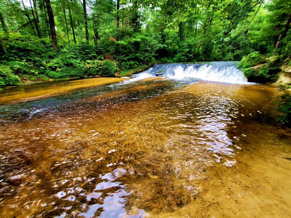 Trout Falls at Fort McCoy's Pine View Recreation Area