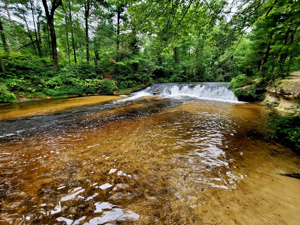 Trout Falls at Fort McCoy's Pine View Recreation Area