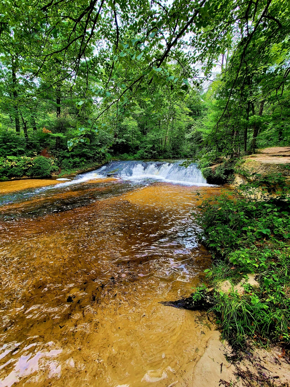 Trout Falls at Fort McCoy's Pine View Recreation Area