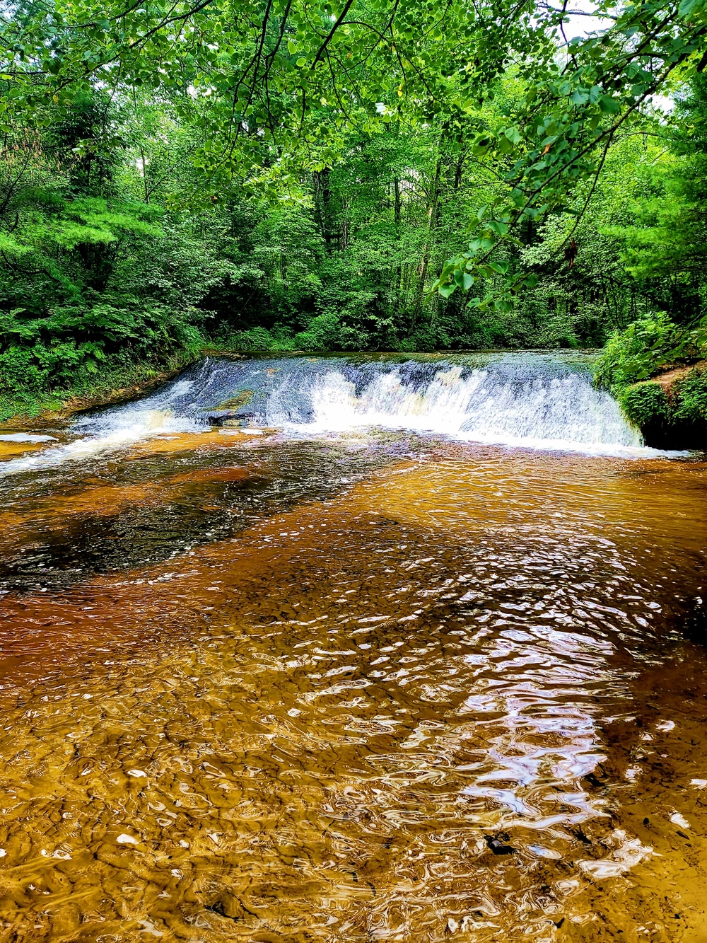 Trout Falls at Fort McCoy's Pine View Recreation Area