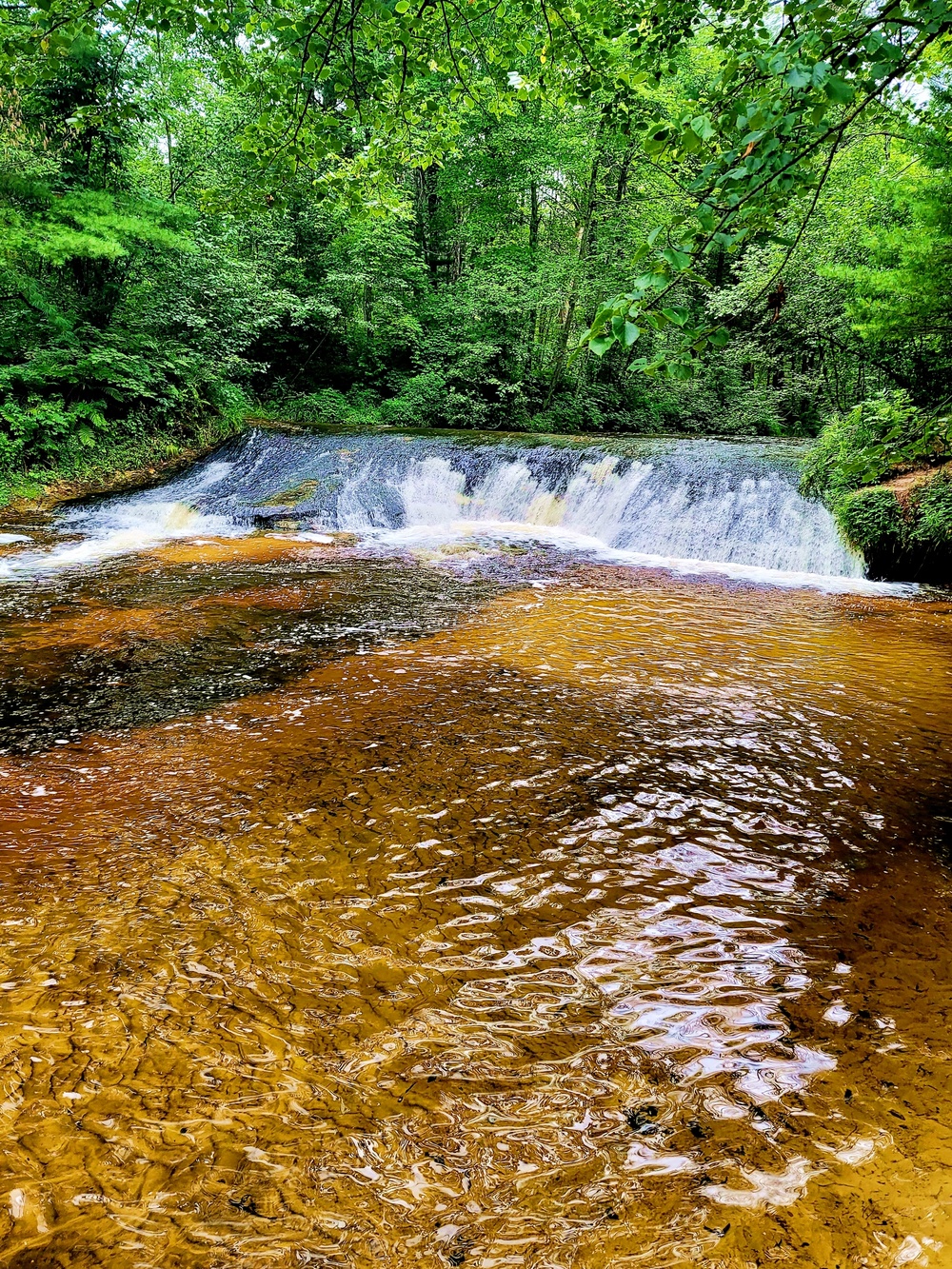 Trout Falls at Fort McCoy's Pine View Recreation Area