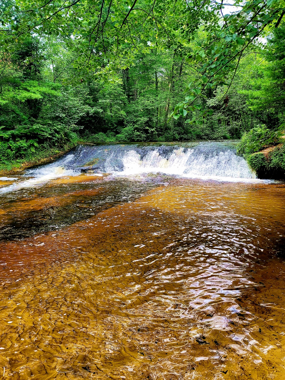 Trout Falls at Fort McCoy's Pine View Recreation Area