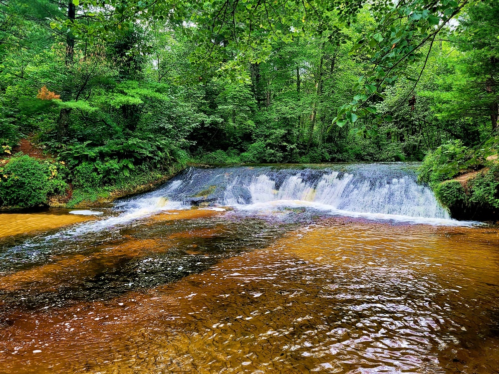 Trout Falls at Fort McCoy's Pine View Recreation Area