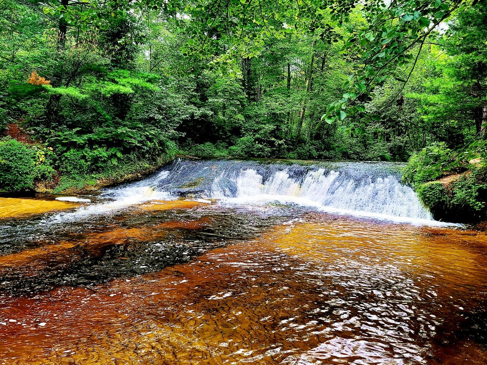 Trout Falls at Fort McCoy's Pine View Recreation Area