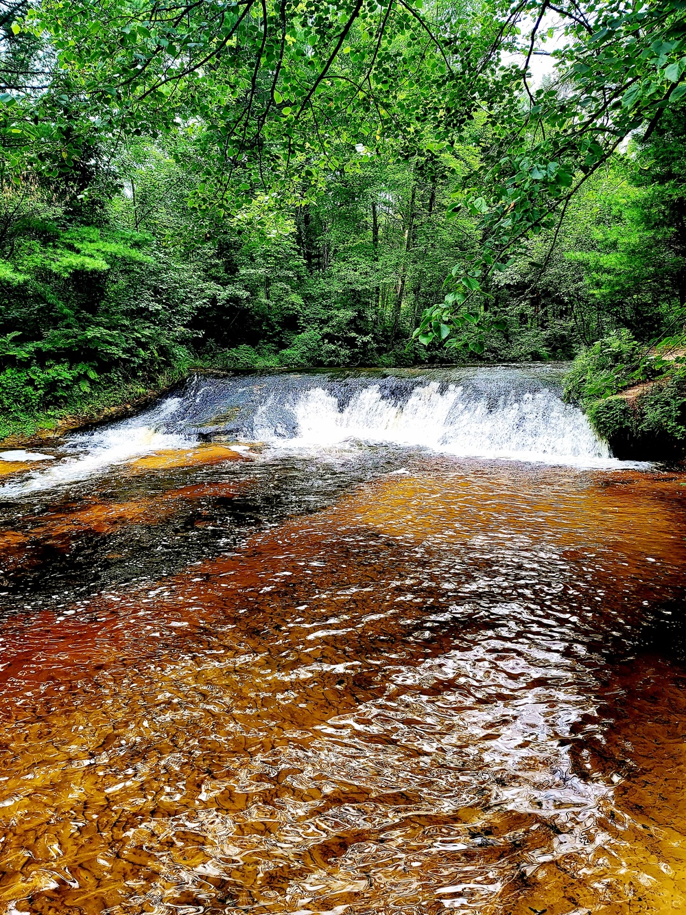 Trout Falls at Fort McCoy's Pine View Recreation Area