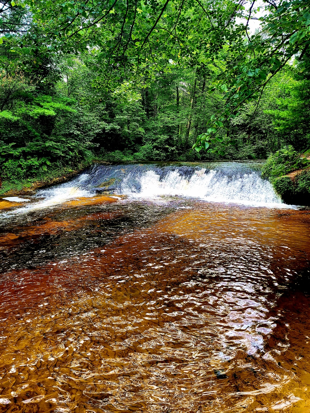 Trout Falls at Fort McCoy's Pine View Recreation Area