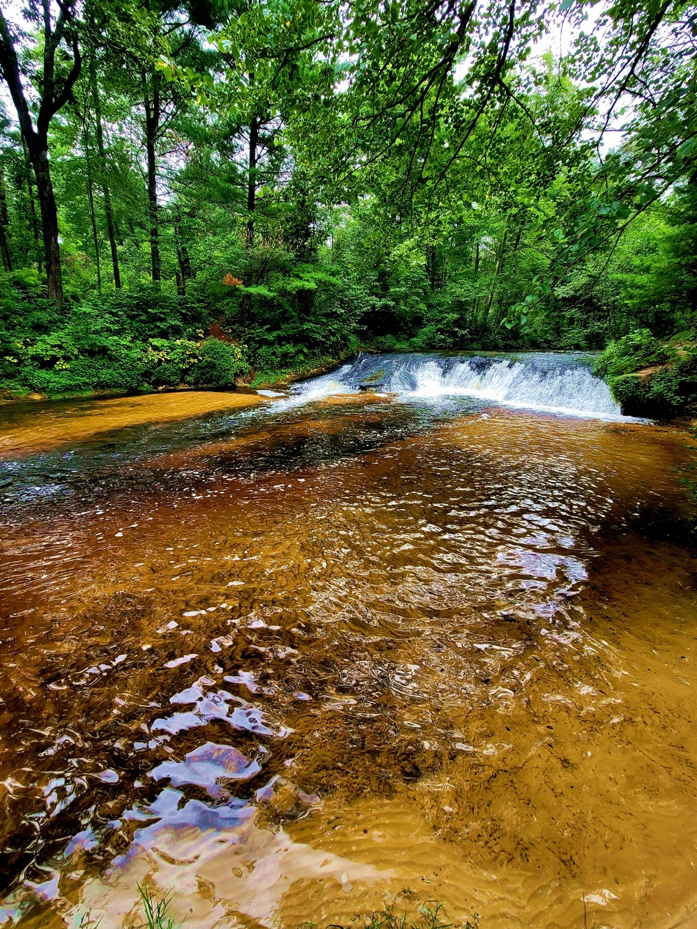 Trout Falls at Fort McCoy's Pine View Recreation Area