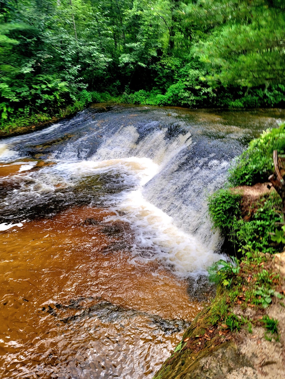 Trout Falls at Fort McCoy's Pine View Recreation Area